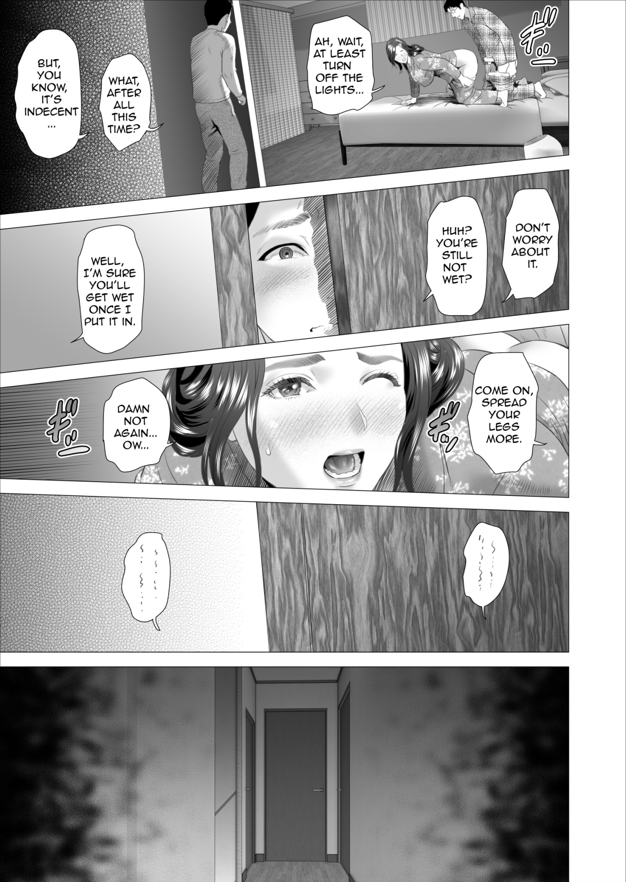 Hentai Manga Comic-Neighborhood Seduction. Son Making Love to His Mother Beside Her Husband-Read-5